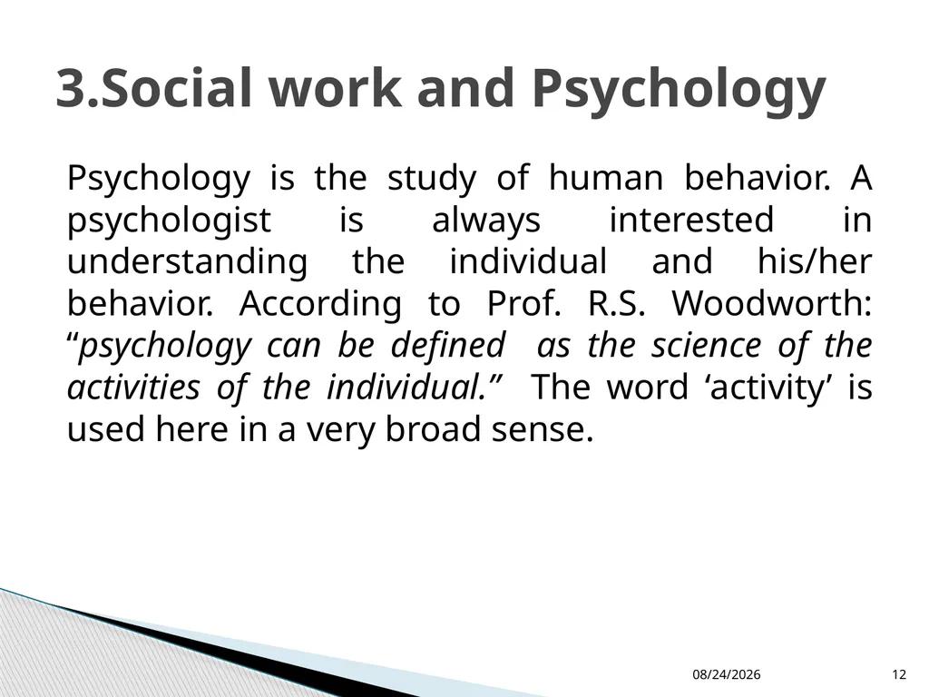 Relationship of Social Work with other Social - slide 12 of 18