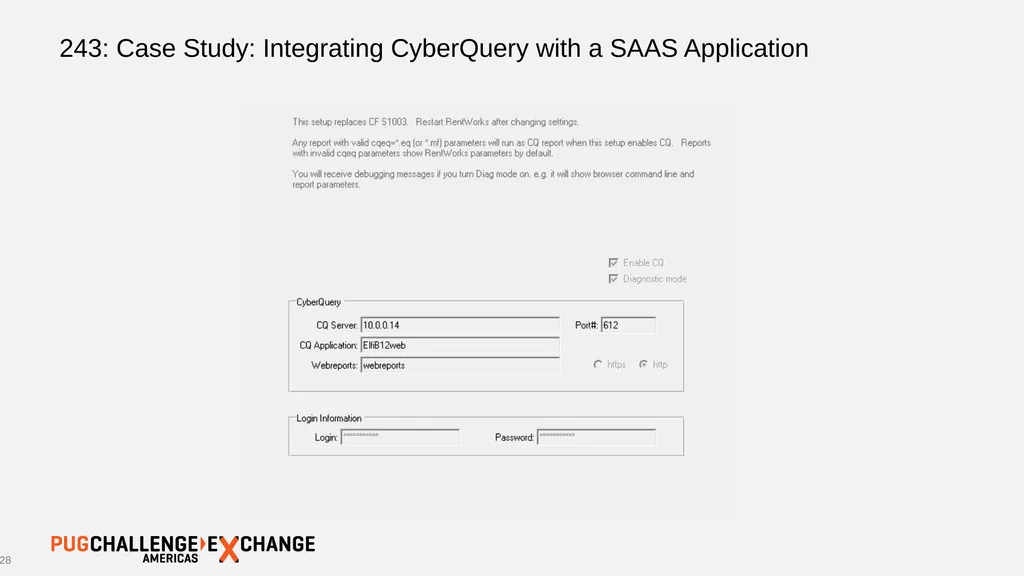 243: Case Study: Integrating CyberQuery with a - slide 28 of 30