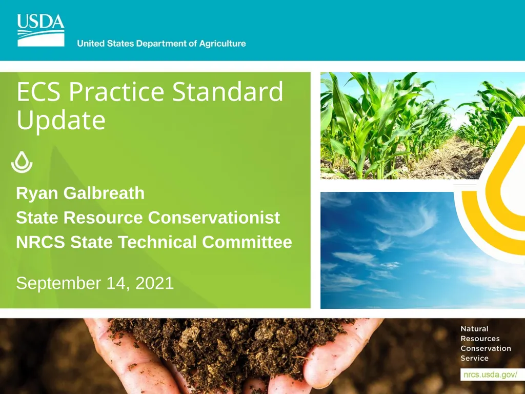 ECS Practice Standard Update Ryan Galbreath State - slide 1 of 17