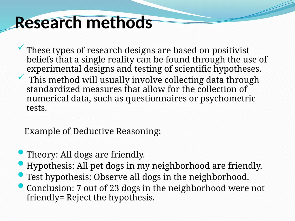 Research approach Microbiology Fourth Class - slide 6 of 9