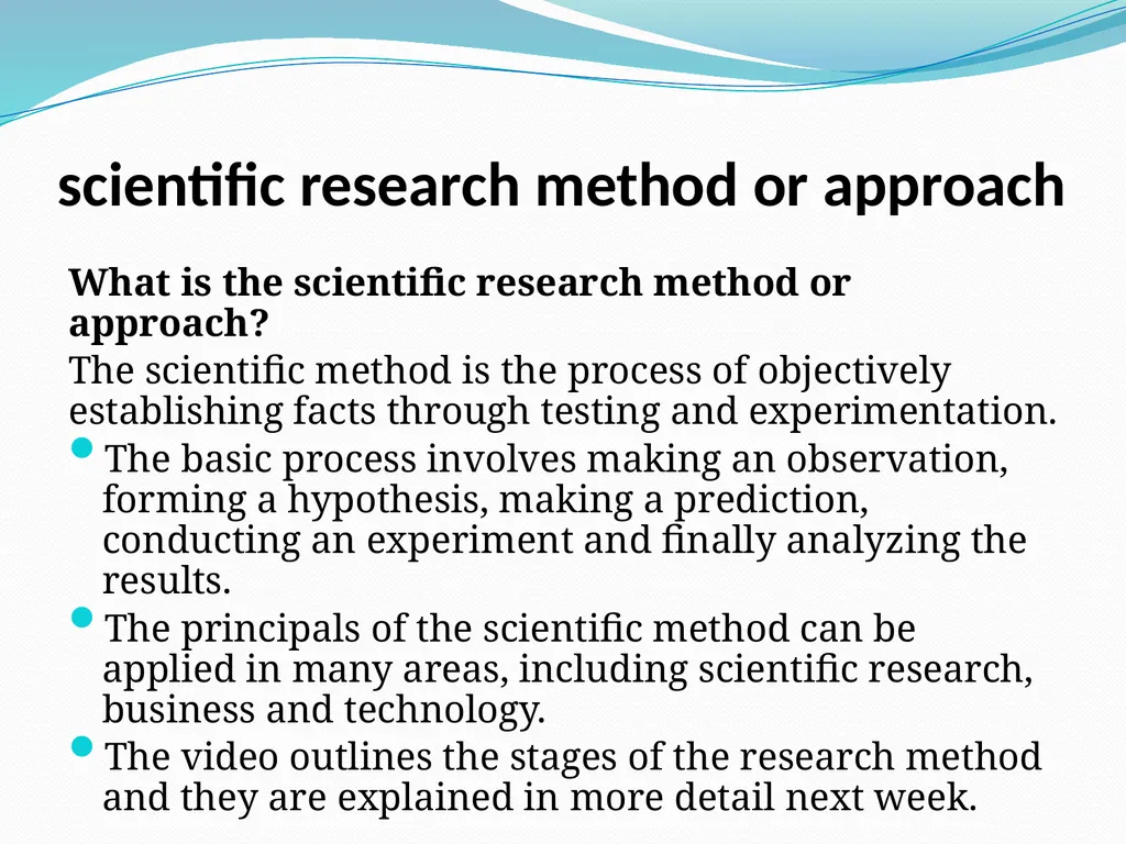Research approach Microbiology Fourth Class - slide 8 of 9