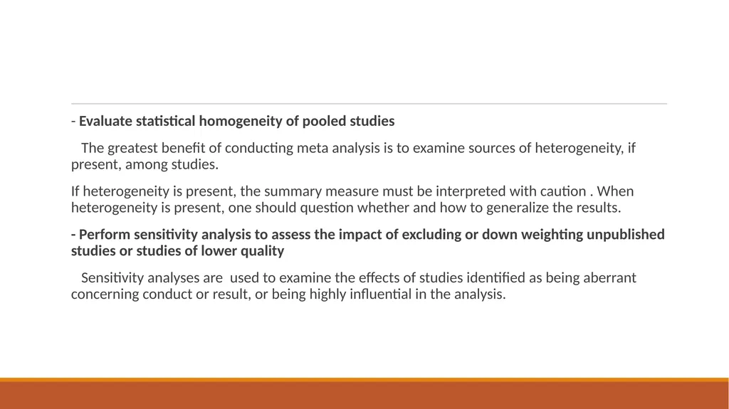Meta Analysis Saira Tariq Dept of Community - slide 14 of 28