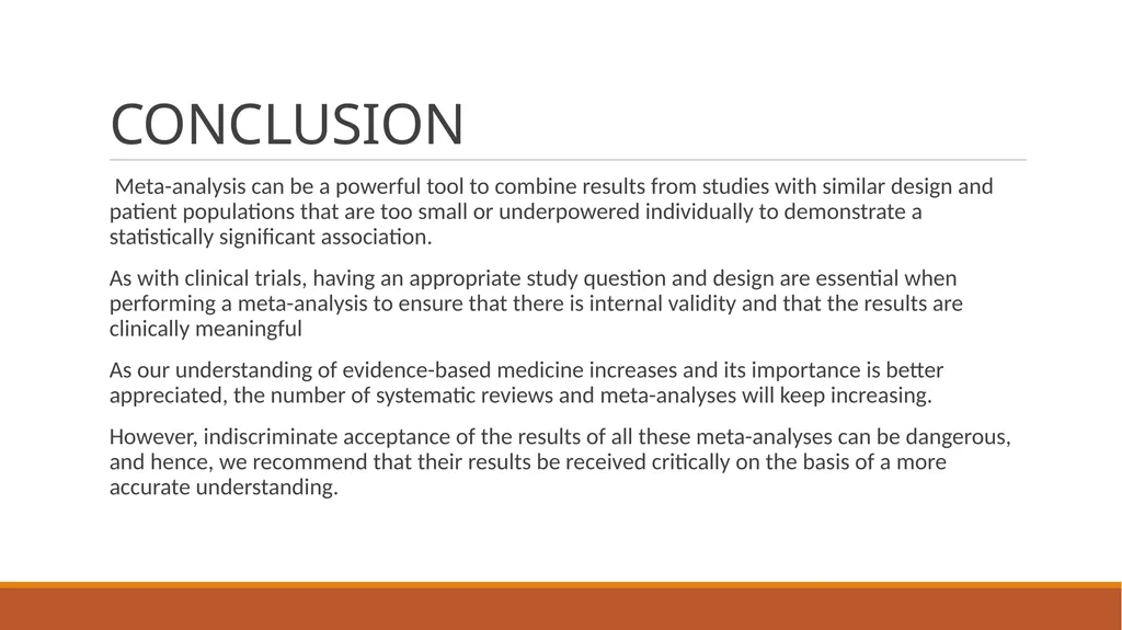 Meta Analysis Saira Tariq Dept of Community - slide 27 of 28
