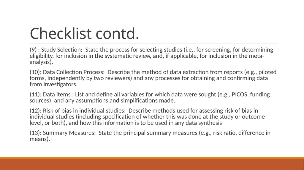 Meta Analysis Saira Tariq Dept of Community - slide 23 of 28