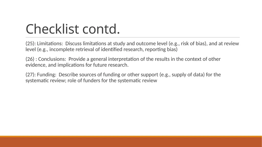 Meta Analysis Saira Tariq Dept of Community - slide 26 of 28