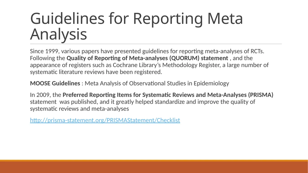 Meta Analysis Saira Tariq Dept of Community - slide 20 of 28