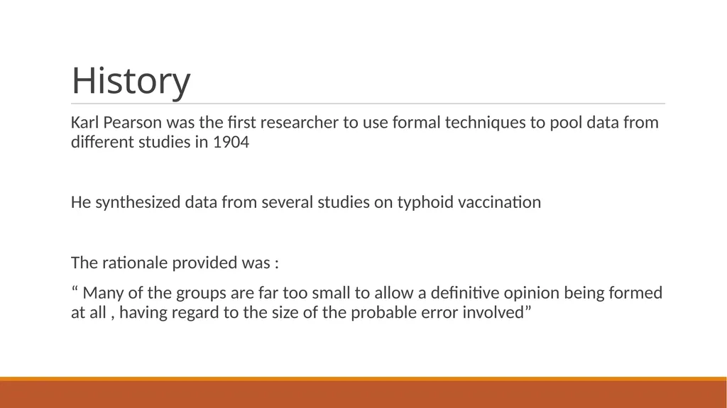 Meta Analysis Saira Tariq Dept of Community - slide 6 of 28