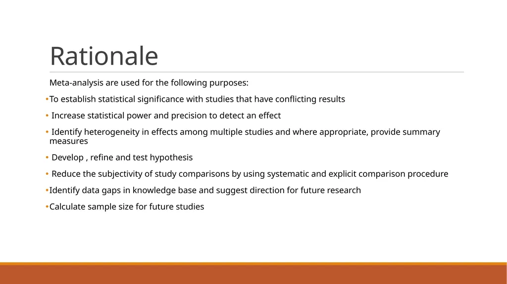 Meta Analysis Saira Tariq Dept of Community - slide 10 of 28