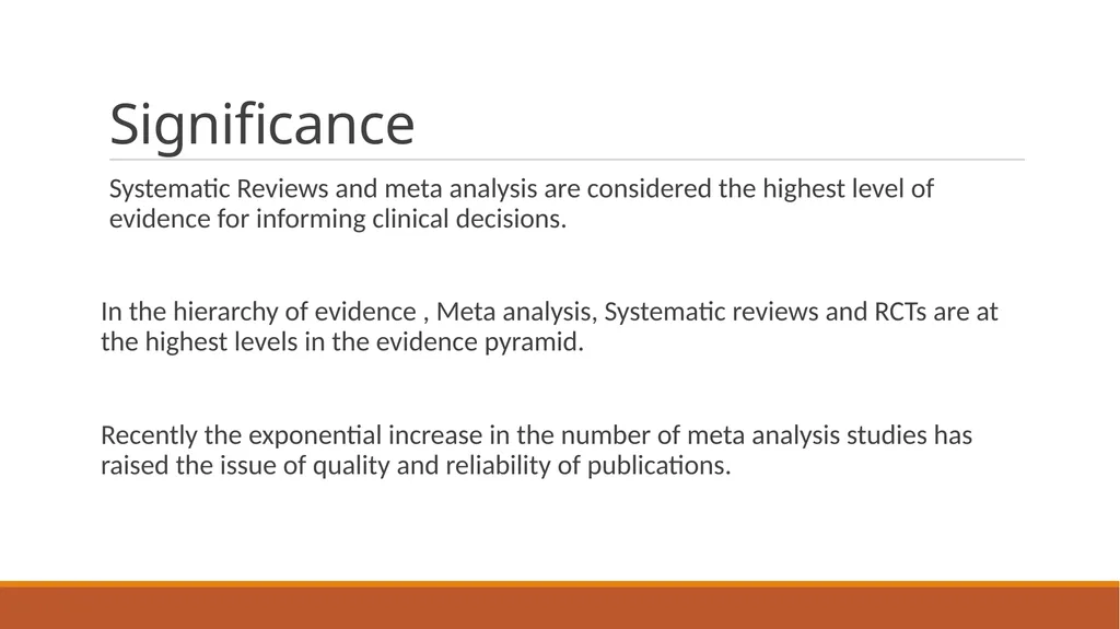 Meta Analysis Saira Tariq Dept of Community - slide 9 of 28