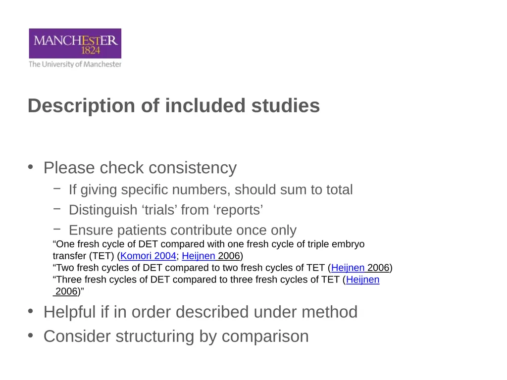 Common Statistical Issues Andy Vail, MDSG meeting, - slide 20 of 32
