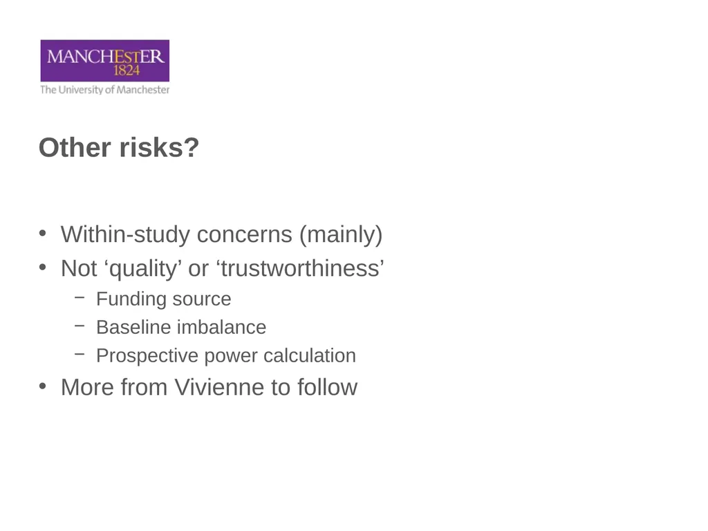 Common Statistical Issues Andy Vail, MDSG meeting, - slide 12 of 32