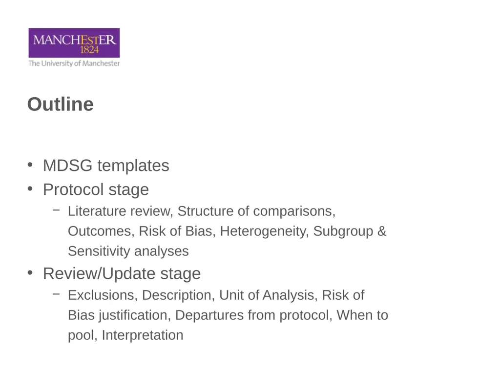 Common Statistical Issues Andy Vail, MDSG meeting, - slide 2 of 32