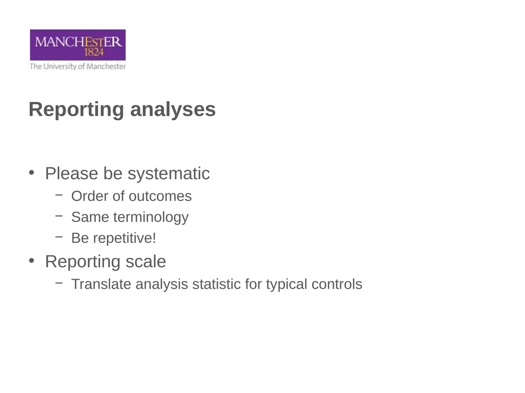 Common Statistical Issues Andy Vail, MDSG meeting, - slide 26 of 32