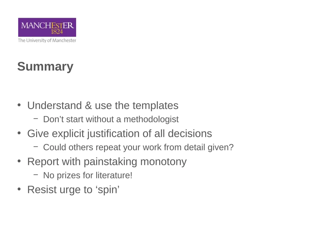 Common Statistical Issues Andy Vail, MDSG meeting, - slide 32 of 32