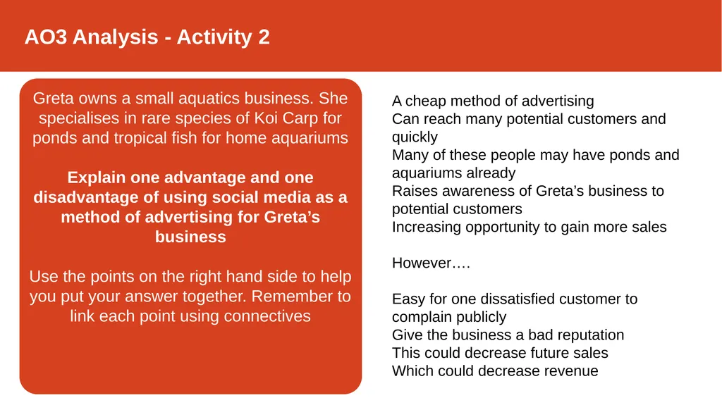 Teaching Pack AO3 Analysis Marketing Cambridge - slide 8 of 16