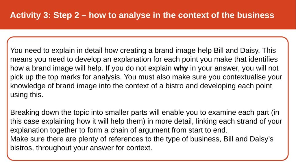 Teaching Pack AO3 Analysis Marketing Cambridge - slide 12 of 16