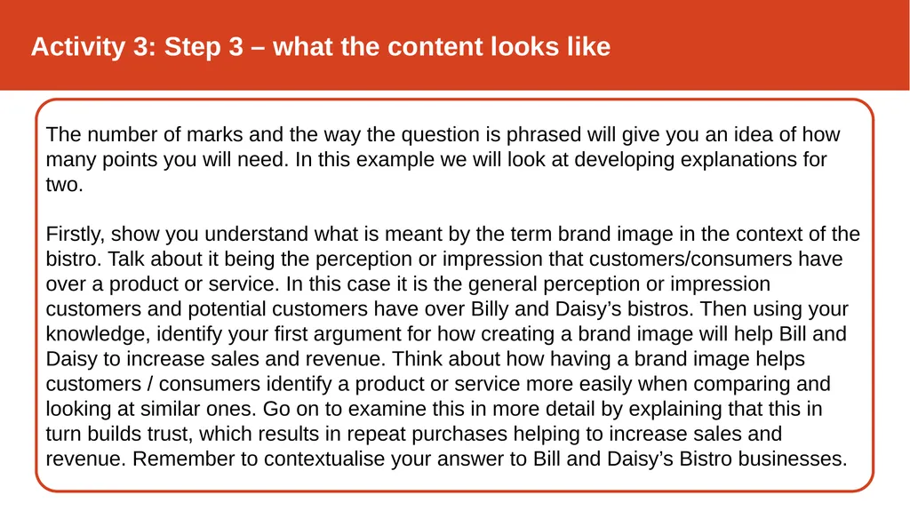 Teaching Pack AO3 Analysis Marketing Cambridge - slide 13 of 16
