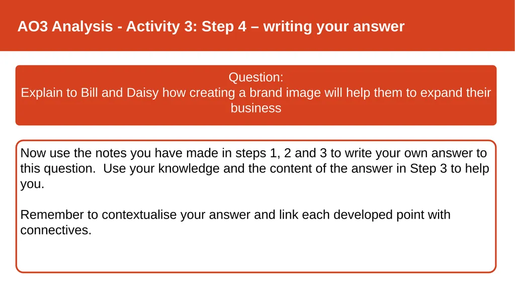 Teaching Pack AO3 Analysis Marketing Cambridge - slide 15 of 16