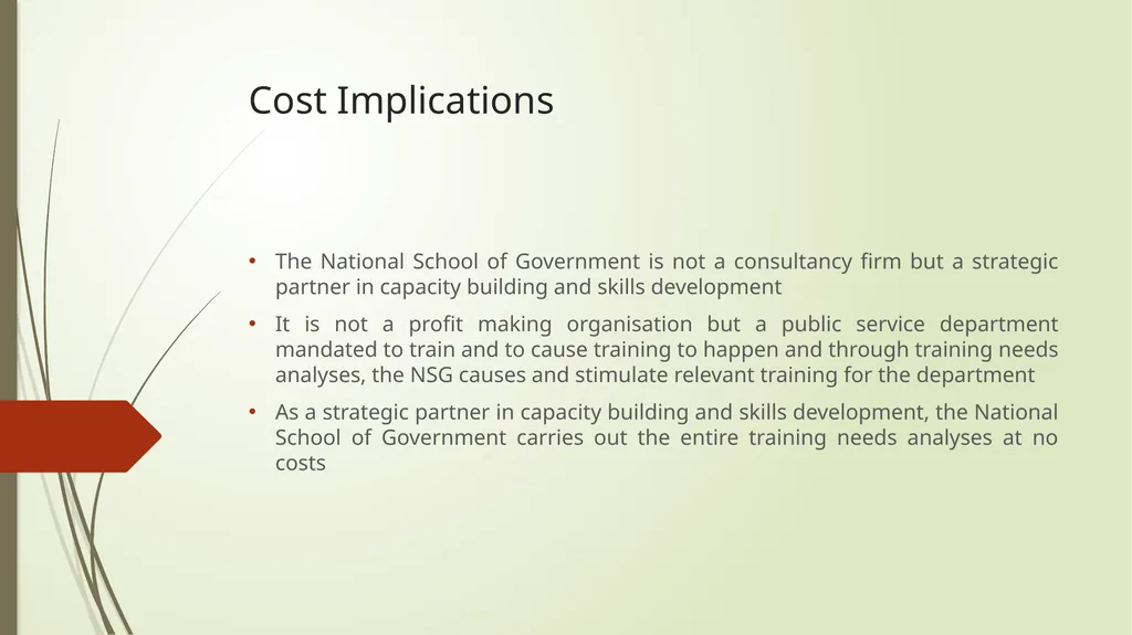 Training Needs Analyses-Processes and Cost - slide 5 of 6