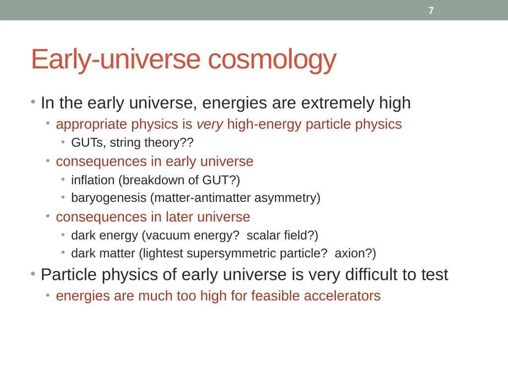 PHY418 Particle Astrophysics Introduction: What is - slide 7 of 30