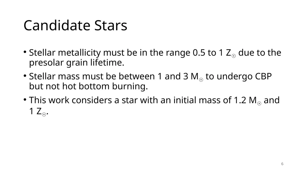 Using Cool-Bottom Processing in RGB and AGB stars - slide 6 of 17