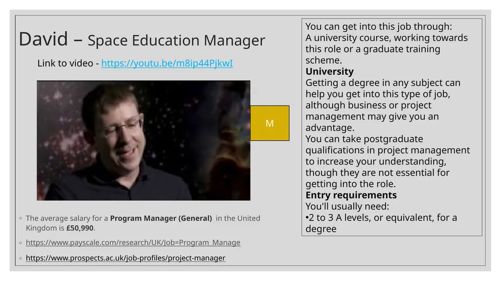 Find your space Why work in the UK space sector? - slide 12 of 20