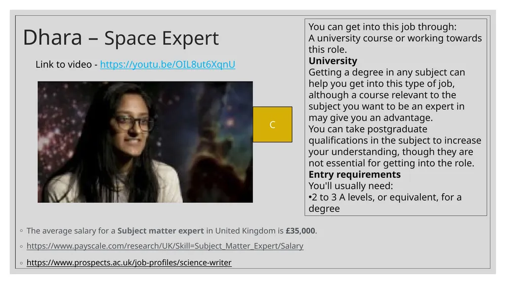 Find your space Why work in the UK space sector? - slide 13 of 20