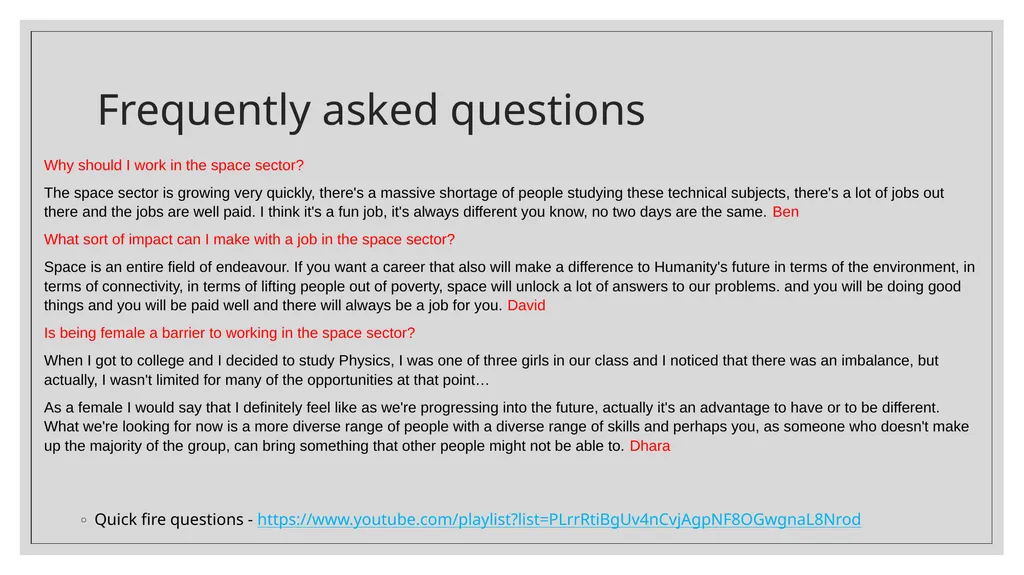 Find your space Why work in the UK space sector? - slide 15 of 20