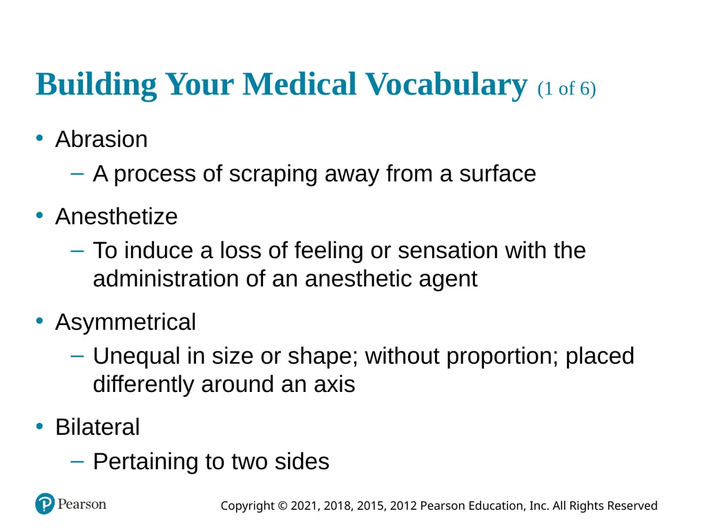 Medical Terminology for Health Care Professionals - slide 49 of 55