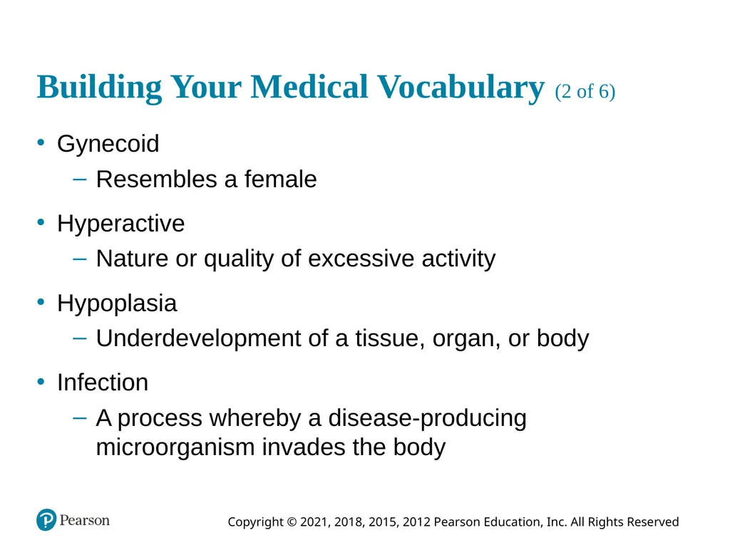 Medical Terminology for Health Care Professionals - slide 50 of 55