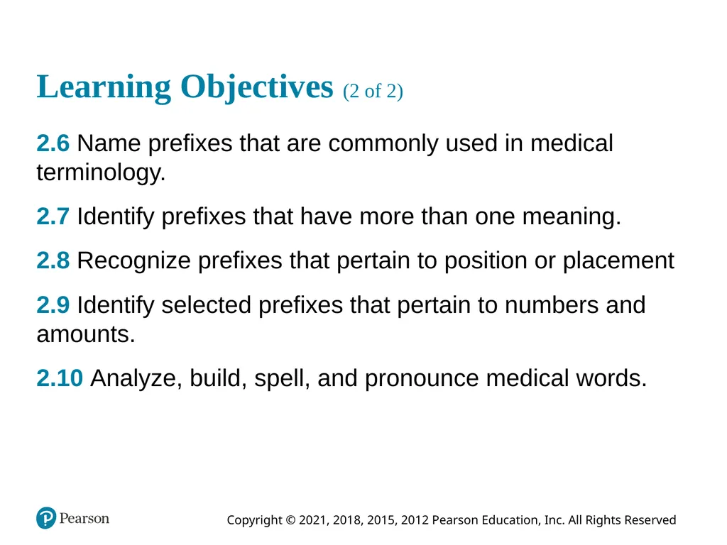 Medical Terminology for Health Care Professionals - slide 3 of 55