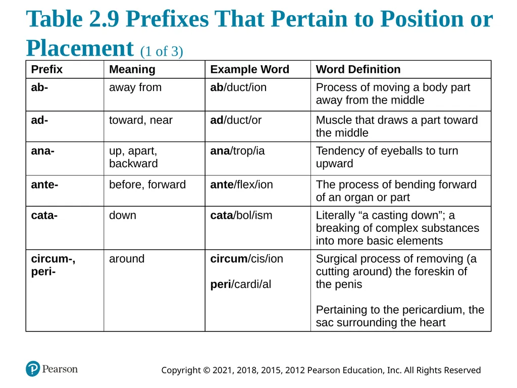 Medical Terminology for Health Care Professionals - slide 42 of 55