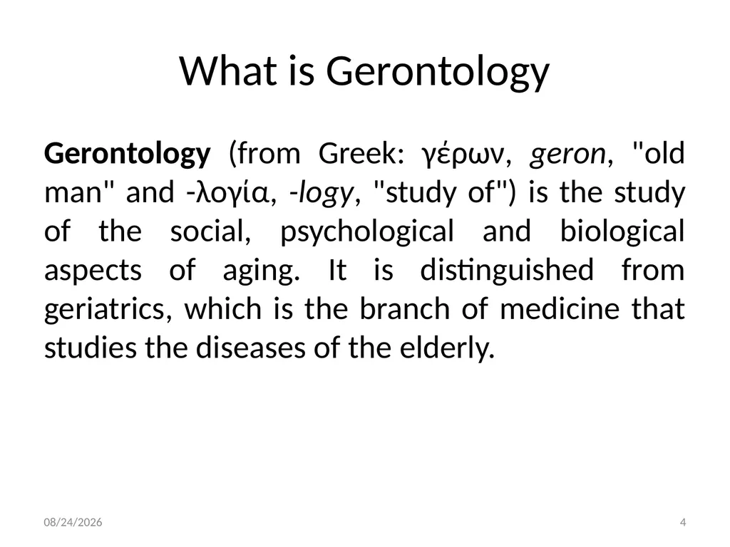 Social Work with Aged Dr. Muhammad Ibrar 5/13/2015 - slide 4 of 27
