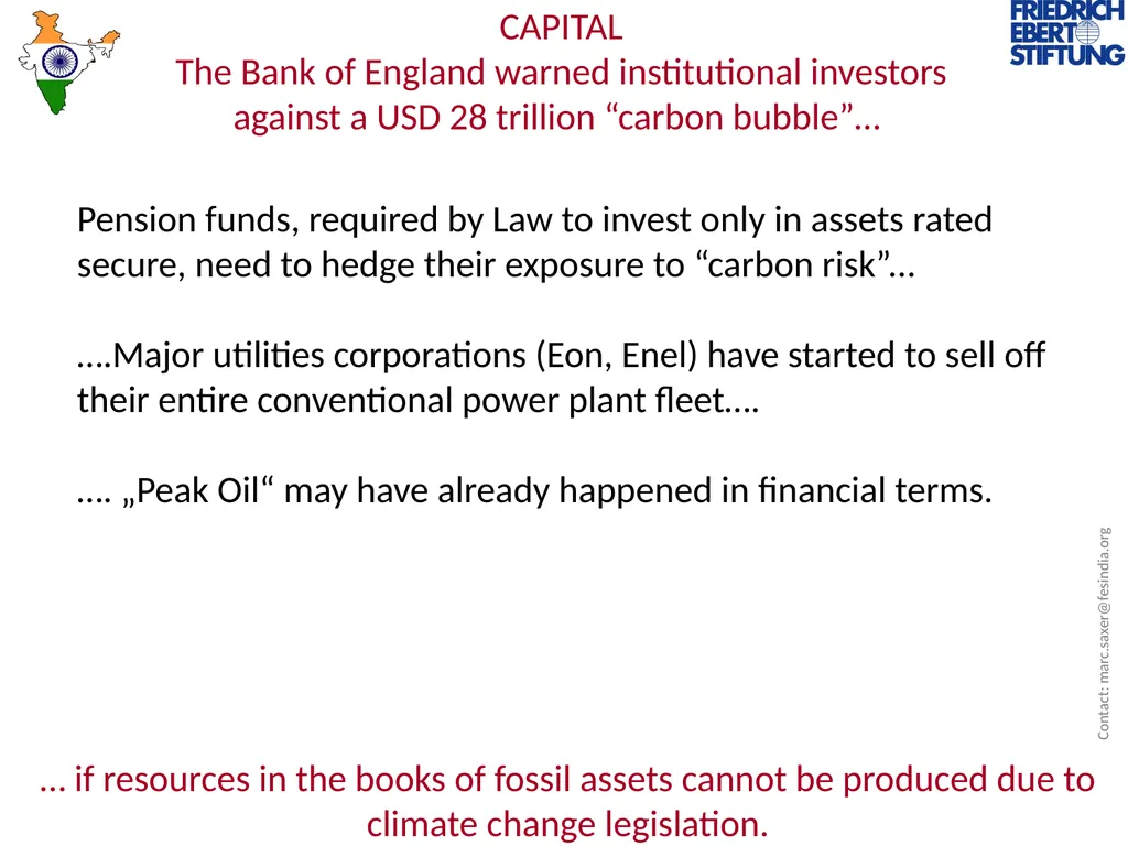 ECONOMY OF TOMORROW India and the global Green - slide 14 of 15