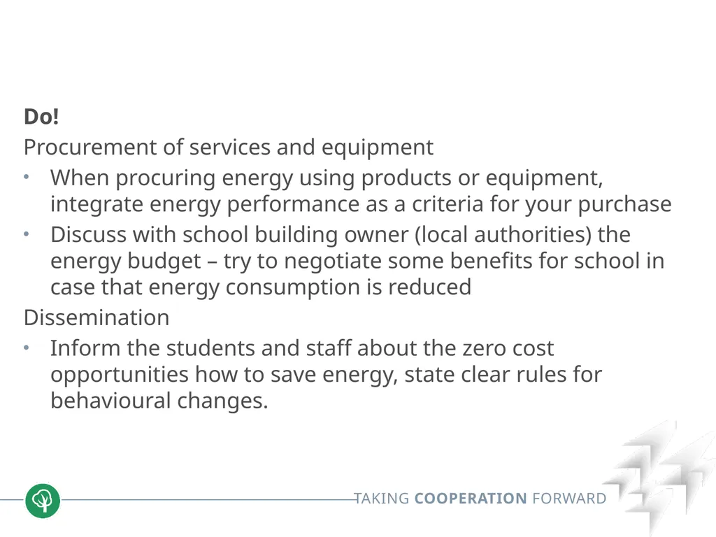 Block 2: Energy efficiency in buildings 2.4 Energy - slide 23 of 30