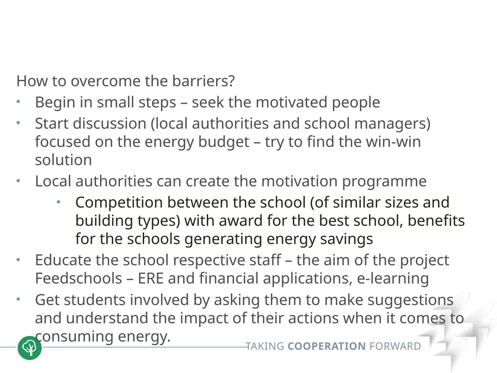 Block 2: Energy efficiency in buildings 2.4 Energy - slide 16 of 30