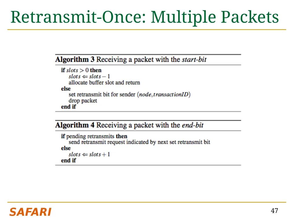 CHIPPER: A Low-complexity Bufferless Deflection - slide 47 of 53