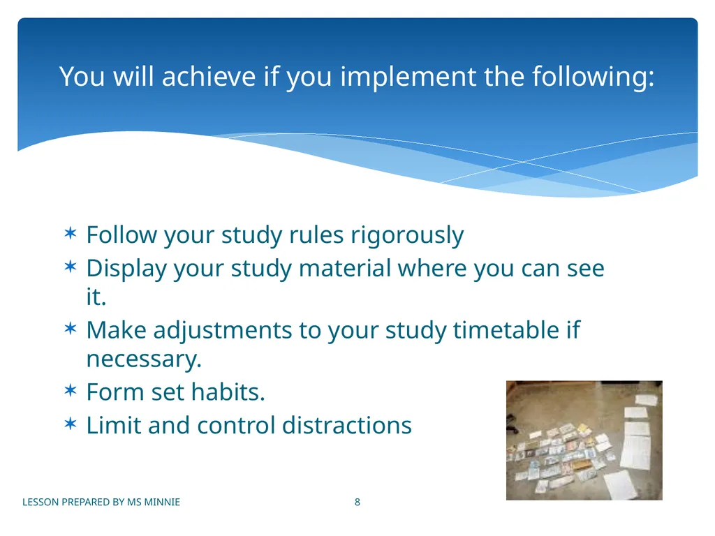 Plan Your Studying LEVEL 2 MODULE 2 LESSON 2 LIFE - slide 8 of 9
