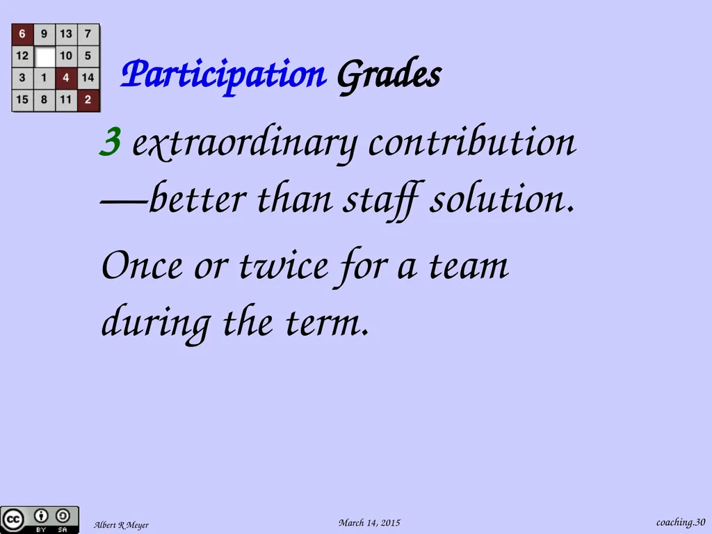Being a 6.042 Team Coach coaching.1 Team Learning - slide 30 of 36