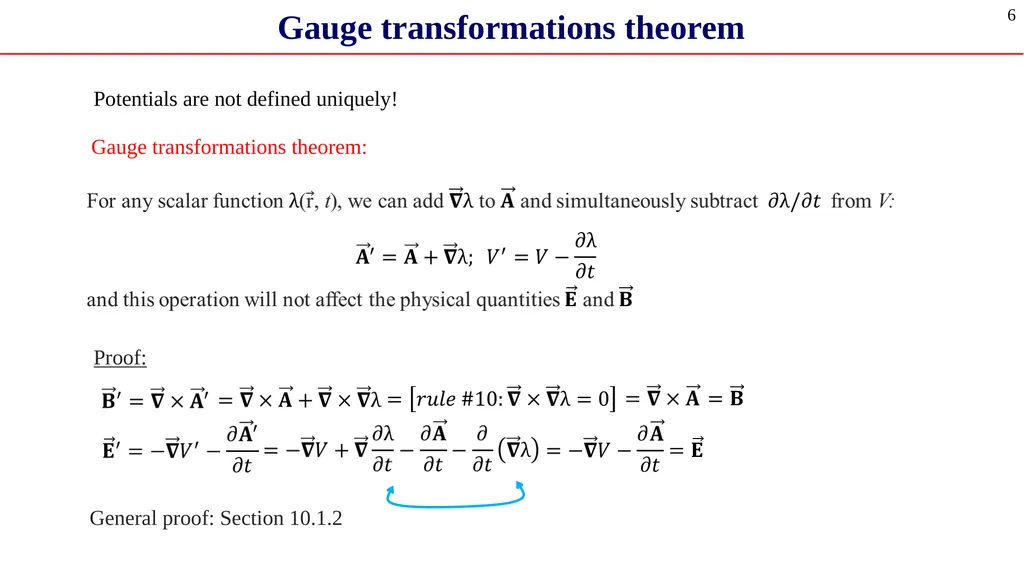 Chapter 10. Potentials and fields 1 Chapter 10. - slide 6 of 21