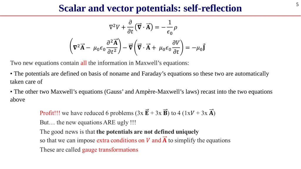 Chapter 10. Potentials and fields 1 Chapter 10. - slide 5 of 21
