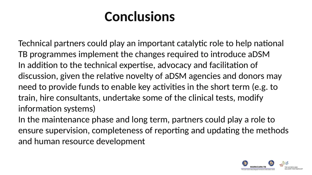 Training package on active tuberculosis drug - slide 13 of 14