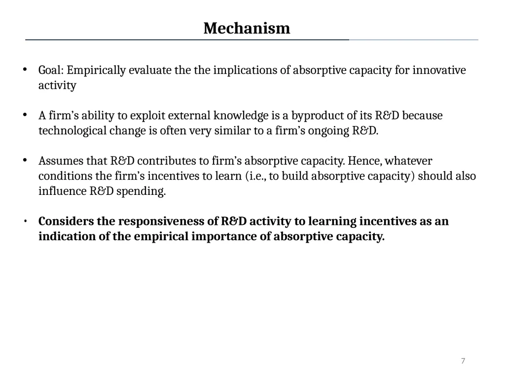 Absorptive Capacity: A New Perspective on Learning - slide 7 of 13