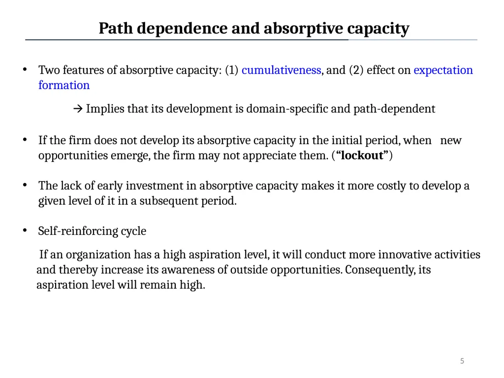 Absorptive Capacity: A New Perspective on Learning - slide 5 of 13