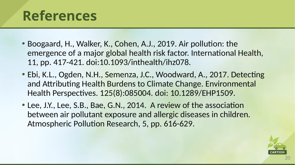www.carteeh.org Lecture #29: Prevalence, - slide 20 of 23