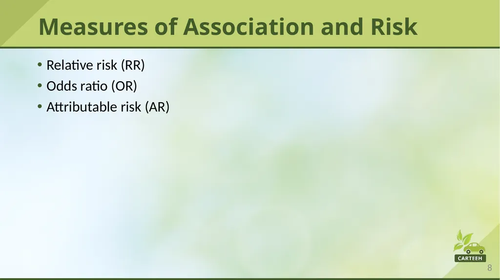 www.carteeh.org Lecture #29: Prevalence, - slide 8 of 23