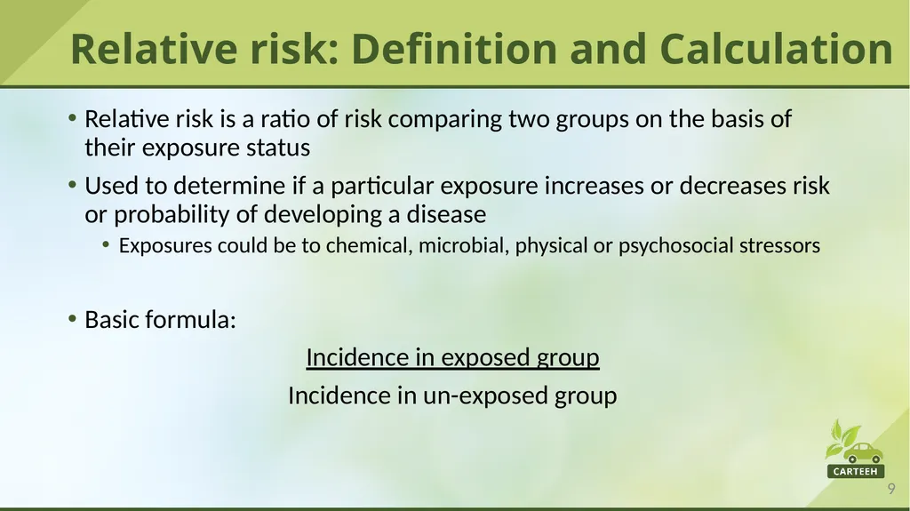 www.carteeh.org Lecture #29: Prevalence, - slide 9 of 23