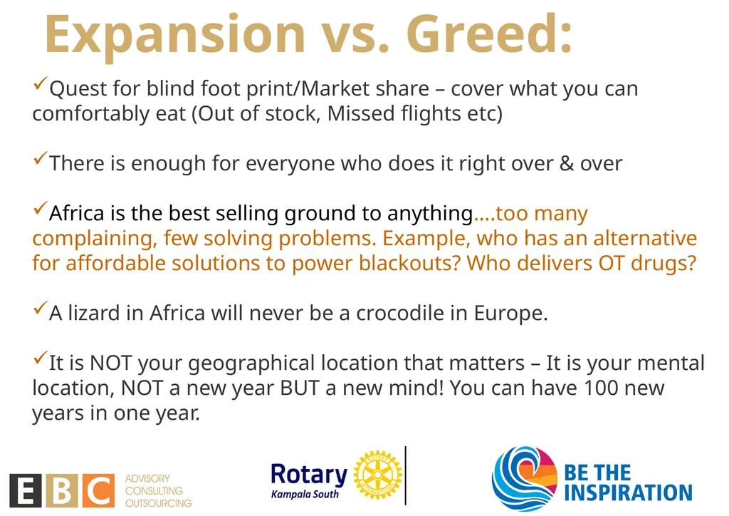 Intro “EBC” is the umbrella brand under which a - slide 9 of 12
