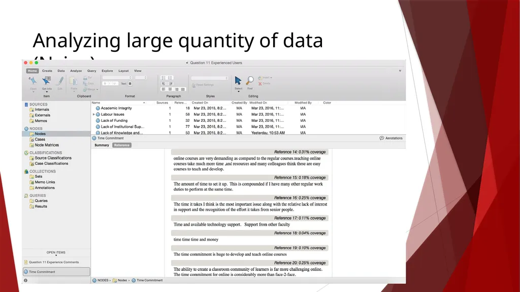 Analysing Qualitative Data Dr. Michael Agnew & Dr. - slide 6 of 7