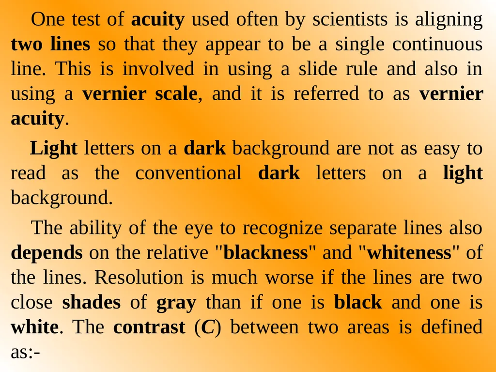 Part One: - Physics of Eyes and Vision Most of - slide 24 of 30